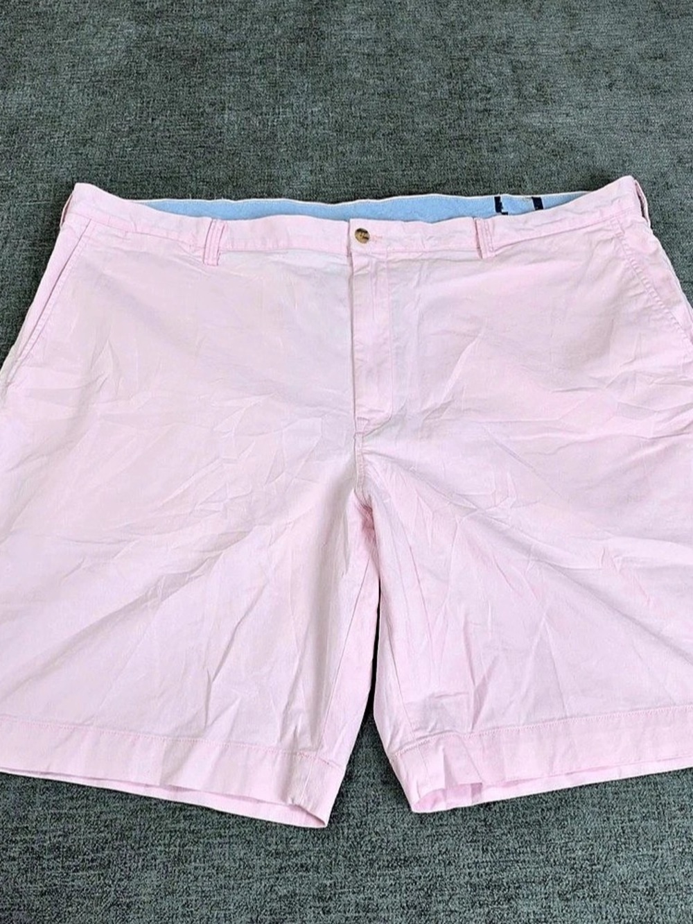 Polo Ralph Lauren Stretch Chino Pink Shorts Mens Size 46B Big & Tall Golf Preppy